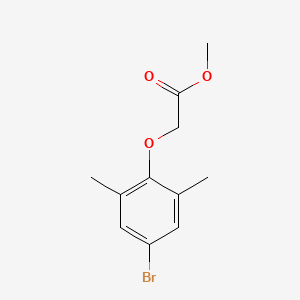 molecular formula C11H13BrO3 B15298760 Methyl 2-(4-bromo-2,6-dimethylphenoxy)acetate 