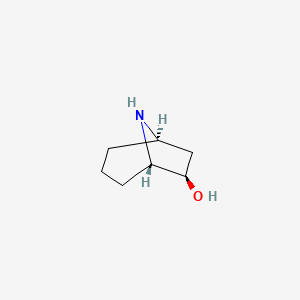 molecular formula C7H13NO B1529878 (1R,5S,6R)-rel-8-Azabicyclo[3.2.1]octan-6-ol CAS No. 1369774-29-7
