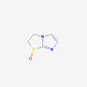 molecular formula C5H6N2OS B152988 2,3-Dihydroimidazo[2,1-b][1,3]thiazole 1-oxide CAS No. 136575-75-2