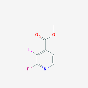 molecular formula C7H5FINO2 B15298859 Methyl 2-fluoro-3-iodopyridine-4-carboxylate 