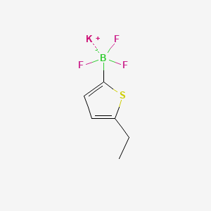 molecular formula C6H7BF3KS B15298927 Potassium (5-ethylthiophen-2-yl)trifluoroborate 