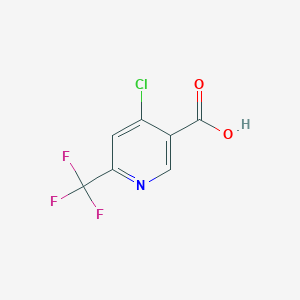 molecular formula C7H3ClF3NO2 B1529894 4-Chloro-6-(trifluoromethyl)nicotinic acid CAS No. 1060810-66-3