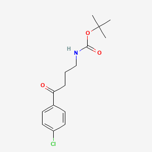 tert-Butyl 4-(4-chlorophenyl)-4-oxobutylcarbamate