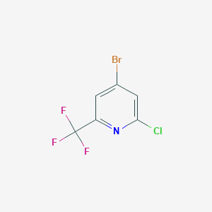 4-Bromo-2-chloro-6-(trifluoromethyl)pyridine