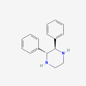 molecular formula C16H18N2 B15299069 (2R,3R)-2,3-Diphenylpiperazine CAS No. 70708-34-8
