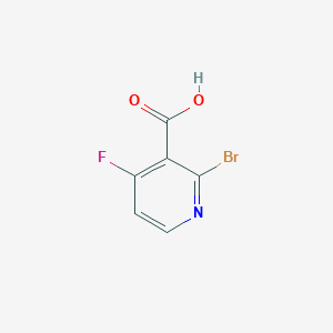 molecular formula C6H3BrFNO2 B1529918 2-Bromo-4-fluoronicotinic acid CAS No. 1060809-35-9