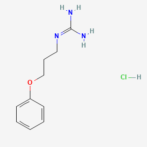 molecular formula C10H16ClN3O B15299235 N-(3-phenoxypropyl)guanidine hydrochloride 