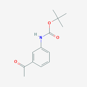 molecular formula C13H17NO3 B152993 叔丁基3-乙酰基苯基氨基甲酸酯 CAS No. 79537-70-5
