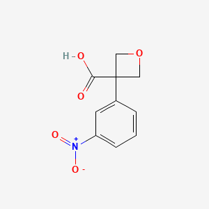 3-(3-Nitrophenyl)oxetane-3-carboxylic acid