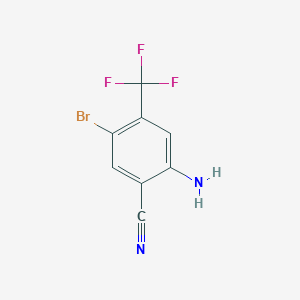 2-Amino-5-bromo-4-(trifluoromethyl)benzonitrile
