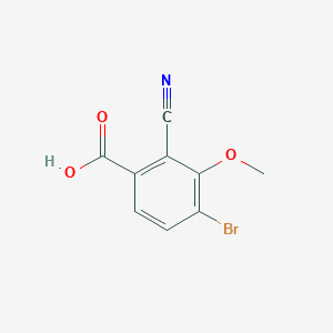 4-Bromo-2-cyano-3-methoxybenzoic acid