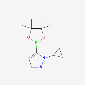 1-Cyclopropyl-5-(4,4,5,5-tetramethyl-1,3,2-dioxaborolan-2-yl)-1H-pyrazole