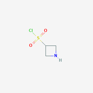 molecular formula C3H6ClNO2S B15299451 3-azEtidinesulfonyl chloride 