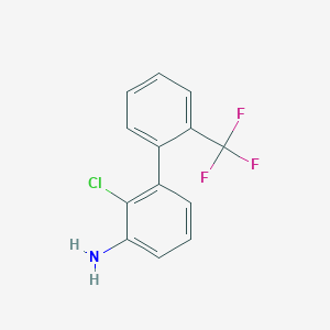 2-Chloro-2'-(trifluoromethyl)biphenyl-3-amine