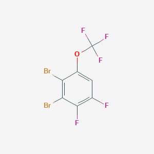 1,2-Dibromo-3,4-difluoro-6-(trifluoromethoxy)benzene