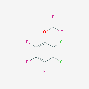 1,2-Dichloro-3-difluoromethoxy-4,5,6-trifluorobenzene