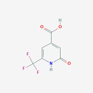 2-Hydroxy-6-(trifluoromethyl)isonicotinic acid