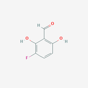 molecular formula C7H5FO3 B15299553 3-Fluoro-2,6-dihydroxybenzaldehyde 