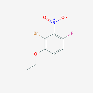 1-Bromo-6-ethoxy-3-fluoro-2-nitrobenzene