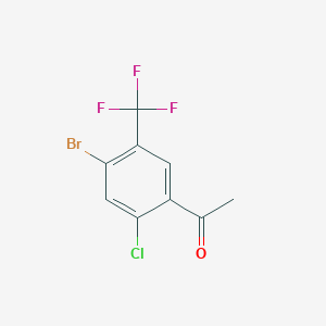 4'-Bromo-2'-chloro-5'-(trifluoromethyl)acetophenone
