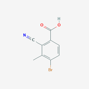 4-Bromo-2-cyano-3-methylbenzoic acid