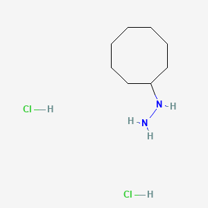 molecular formula C8H20Cl2N2 B15299623 Cyclooctylhydrazine dihydrochloride 