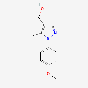 (1-(4-methoxyphenyl)-5-methyl-1H-pyrazol-4-yl)methanol