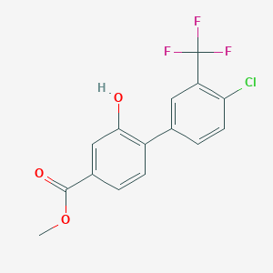 Methyl 4'-chloro-2-hydroxy-3'-(trifluoromethyl)-[1,1'-biphenyl]-4-carboxylate
