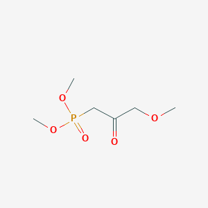 molecular formula C6H13O5P B15299742 Dimethyl (3-methoxy-2-oxopropyl)phosphonate 