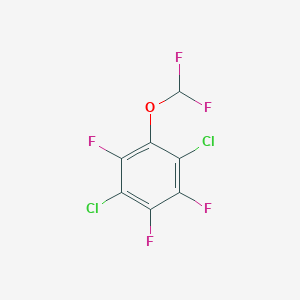 1,4-Dichloro-2-difluoromethoxy-3,5,6-trifluorobenzene