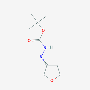 tert-butyl 2-(dihydrofuran-3(2H)-ylidene)hydrazinecarboxylate