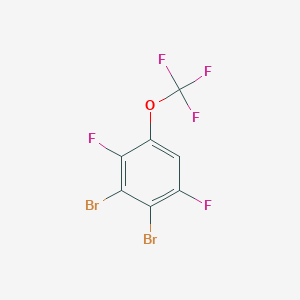 1,2-Dibromo-3,6-difluoro-4-(trifluoromethoxy)benzene