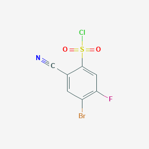 4-Bromo-2-cyano-5-fluorobenzenesulfonyl chloride