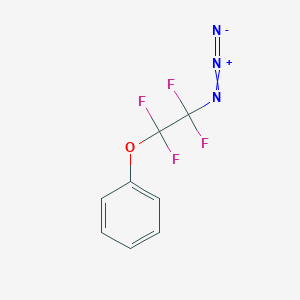 molecular formula C8H5F4N3O B15300171 Phenoxytetrafluoroethyl azide 