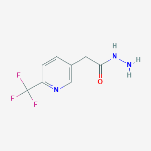 molecular formula C8H8F3N3O B1530018 2-(6-(Trifluoromethyl)pyridin-3-yl)acetohydrazide CAS No. 1805762-08-6