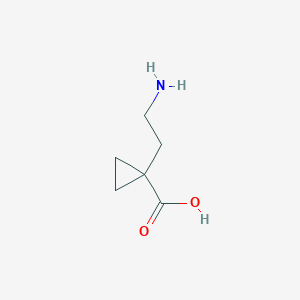 molecular formula C6H11NO2 B153002 1-(2-Aminoethyl)cyclopropanecarboxylic acid CAS No. 126822-37-5