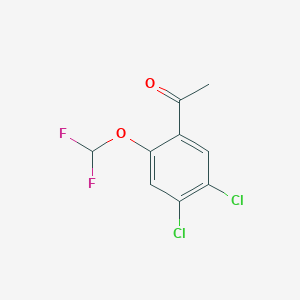 4',5'-Dichloro-2'-(difluoromethoxy)acetophenone