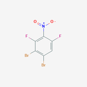 1,2-Dibromo-3,5-difluoro-4-nitrobenzene