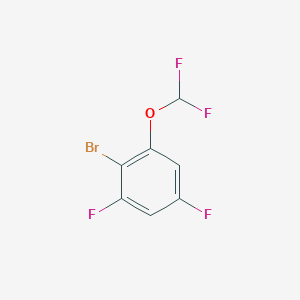1-Bromo-2,4-difluoro-6-(difluoromethoxy)benzene