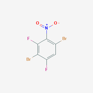 1,4-Dibromo-3,5-difluoro-2-nitrobenzene