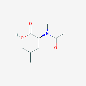 molecular formula C9H17NO3 B15300498 N-Acetyl-N-methyl-L-leucine 