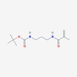 molecular formula C12H22N2O3 B153005 tert-Butyl (3-methacrylamidopropyl)carbamate CAS No. 219739-79-4