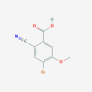 4-Bromo-2-cyano-5-methoxybenzoic acid