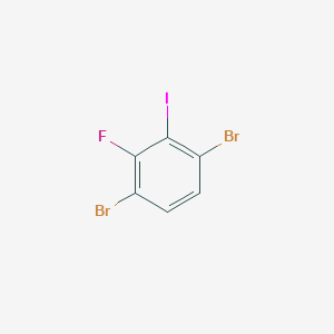 molecular formula C6H2Br2FI B1530066 1,4-Dibromo-2-fluoro-3-iodobenzene CAS No. 1804417-99-9