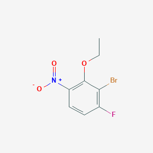 molecular formula C8H7BrFNO3 B1530069 1-Bromo-2-ethoxy-6-fluoro-3-nitrobenzene CAS No. 1804404-00-9