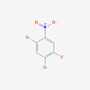 molecular formula C6H2Br2FNO2 B1530070 1,5-Dibromo-2-fluoro-4-nitrobenzene CAS No. 1803785-06-9