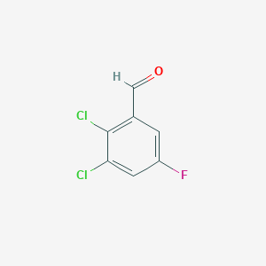 molecular formula C7H3Cl2FO B1530084 2,3-Dichloro-5-fluorobenzaldehyde CAS No. 1803820-37-2