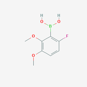 molecular formula C8H10BFO4 B1530098 2,3-Dimethoxy-6-fluorophenylboronic acid CAS No. 1451392-13-4