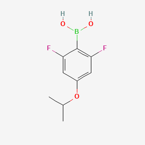 molecular formula C9H11BF2O3 B1530104 (2,6-Difluoro-4-isopropoxyphenyl)boronic acid CAS No. 2096337-66-3
