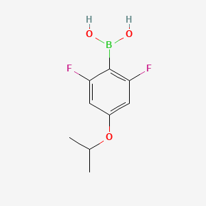 molecular formula C9H11BF2O3 B1530104 2,6-Difluoro-4-isopropoxyphenylboronic acid CAS No. 2096337-66-3